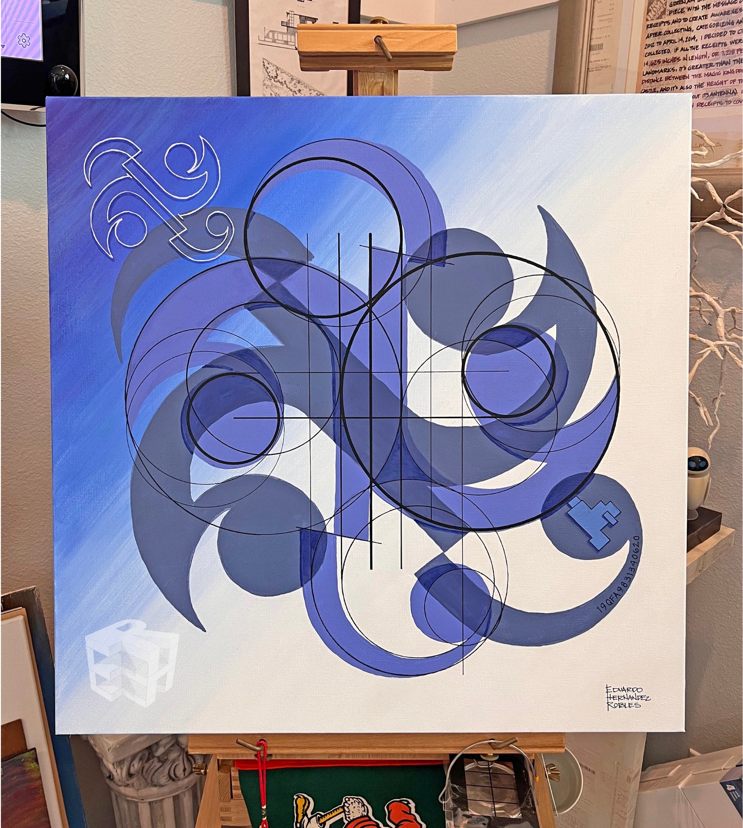 BIRD IN FLIGHT - STUDY, ORIGINAL ART | ESTUDIO - AVE EN VUELO, ARTE ORIGINAL