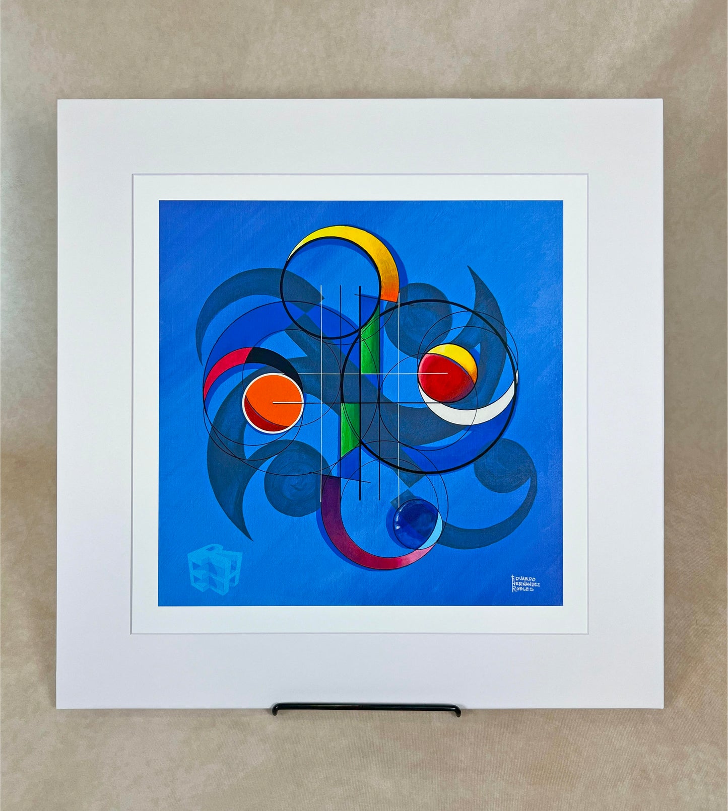 BIRD IN FLIGHT, ABSTRACT | AVE EN VUELO, ABSTRACTO - LIMITED EDITION PAPER REPRODUCTION