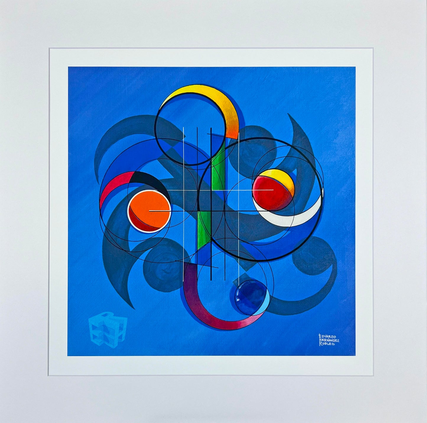 BIRD IN FLIGHT, ABSTRACT | AVE EN VUELO, ABSTRACTO - LIMITED EDITION PAPER REPRODUCTION