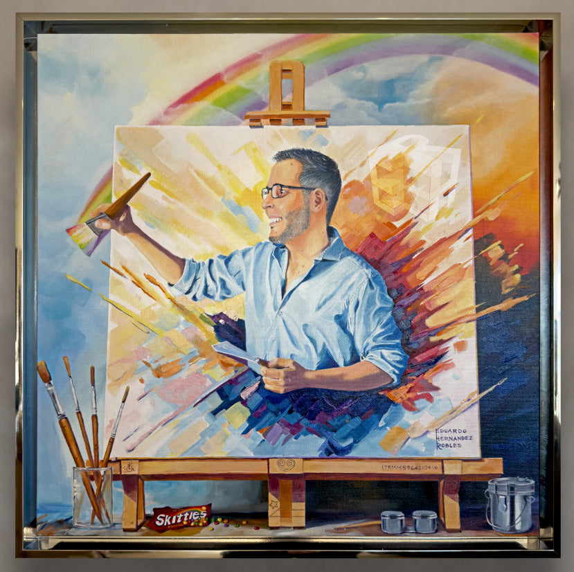 DEMASIADO PARA UN CANVAS - OBRA ORIGINALE | TOO MUCH FOR ONE CANVAS - ORIGINAL ARTWORK