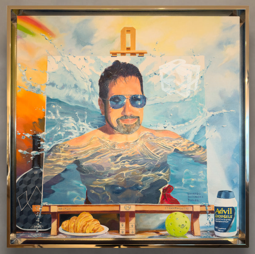 AÚN DEMASIADO PARA UN CANVAS - OBRA ORIGINALE | STILL TOO MUCH FOR ONE CANVAS - ORIGINAL ARTWORK