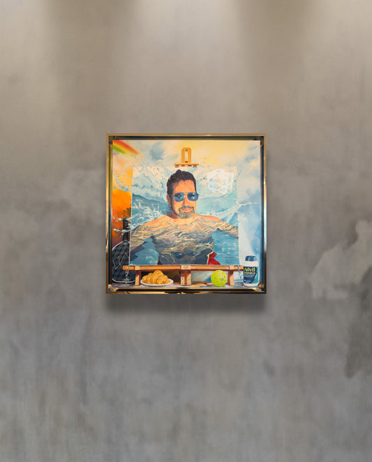 AÚN DEMASIADO PARA UN CANVAS - OBRA ORIGINALE | STILL TOO MUCH FOR ONE CANVAS - ORIGINAL ARTWORK