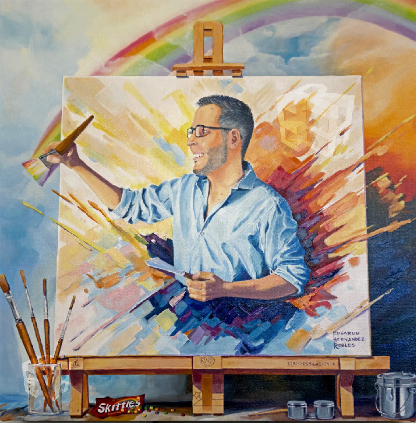 TOO MUCH FOR ONE CANVAS - LIMITED EDITION CANVAS REPRODUCTION