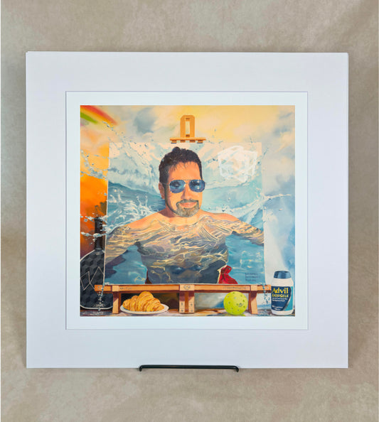 STILL TOO MUCH FOR ONE CANVAS! - LIMITED EDITION PAPER REPRODUCTION