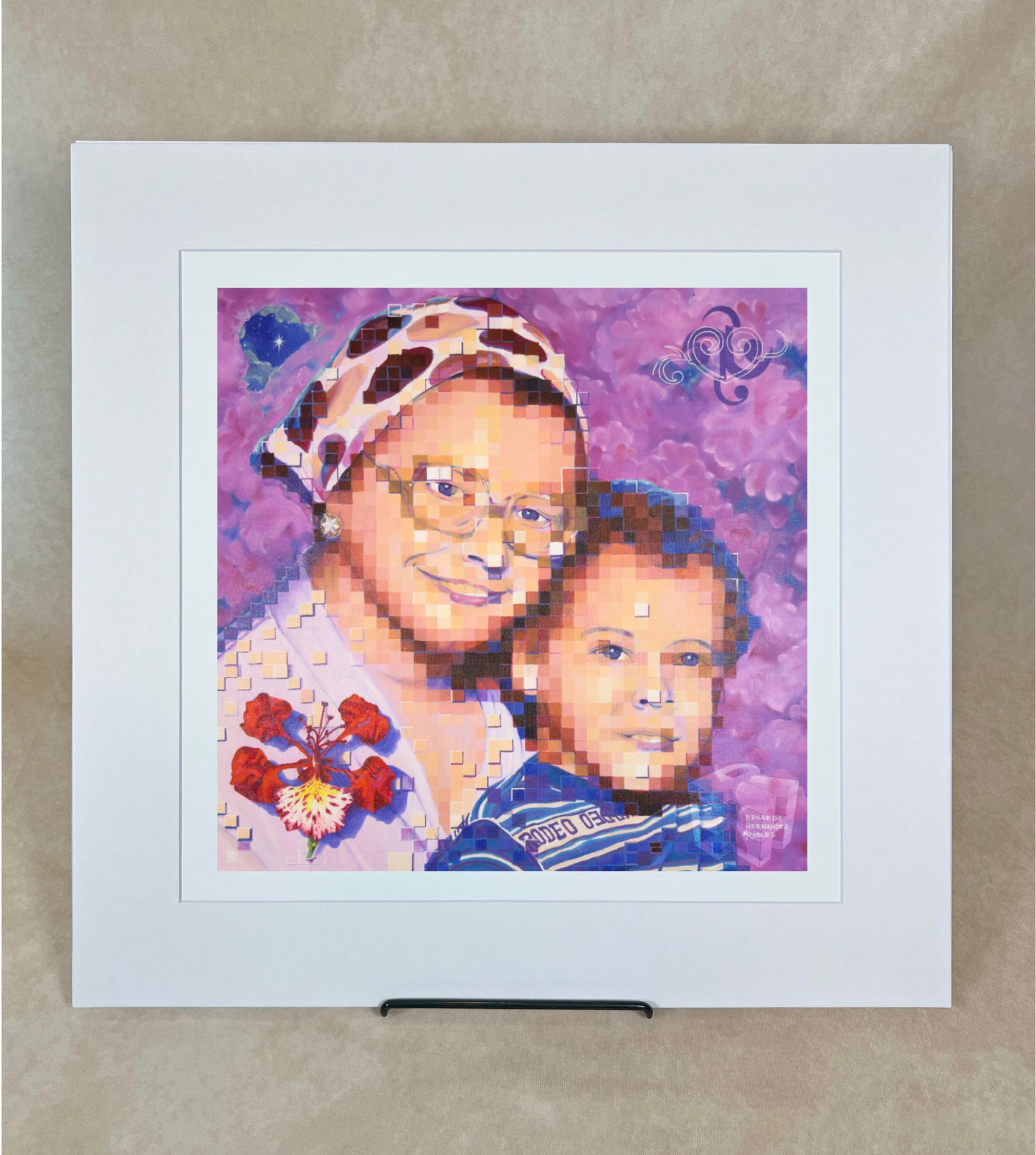 E²-AMOR PIXELADO | E²-LOVE PIXELATED - LIMITED EDITION PAPER REPRODUCTION
