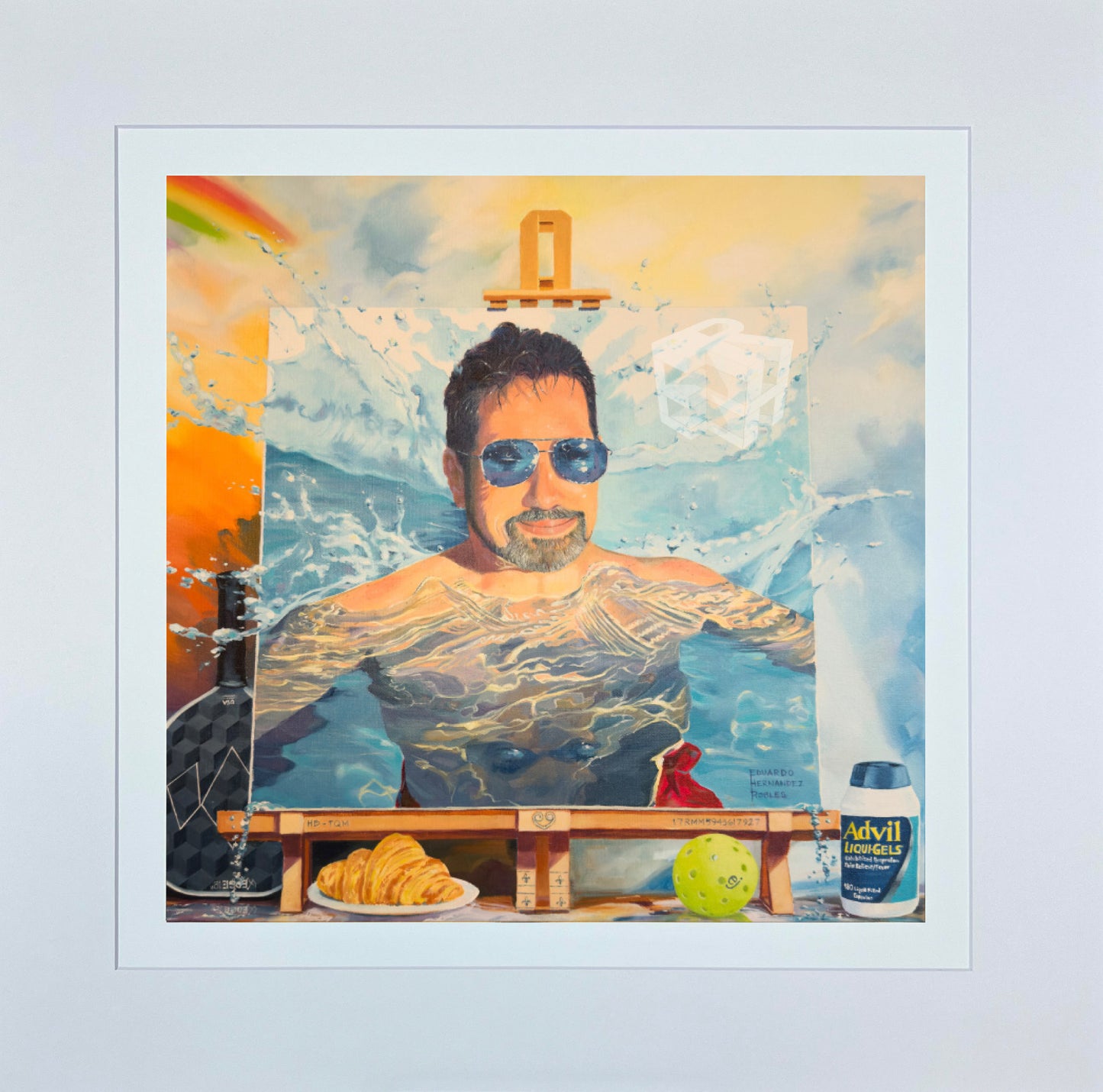 STILL TOO MUCH FOR ONE CANVAS! - LIMITED EDITION PAPER REPRODUCTION